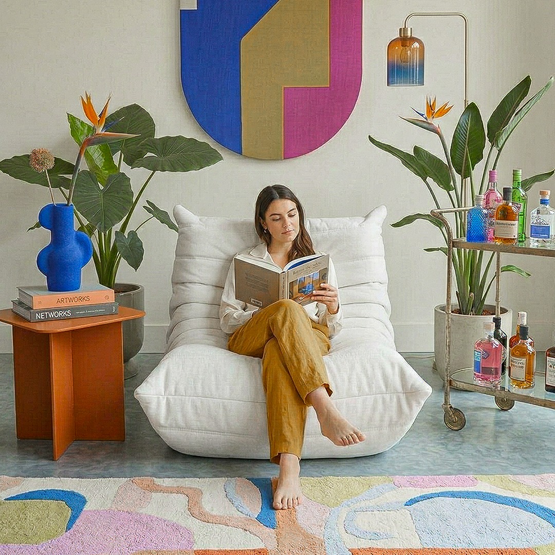 Konforlu Tekli Lounge Koltuk Yer Koltuğu